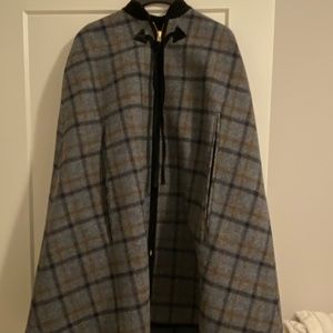 J. Crew Tarten Wool Cape NWT - Size XXS/XS